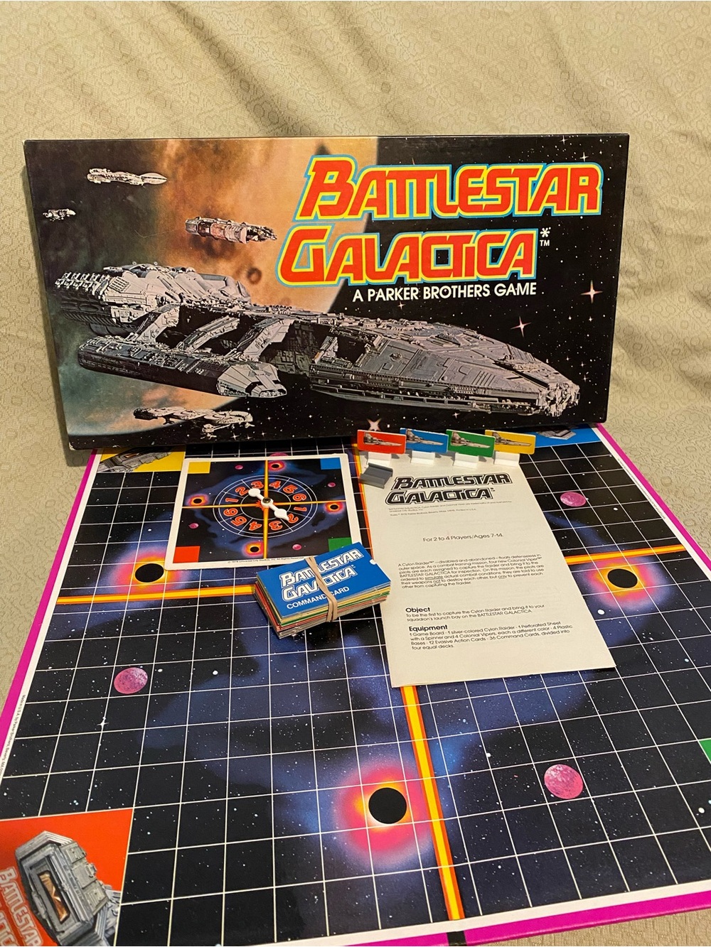 Battlestar Galactica 1978 Vintage Board Game A Parker Brothers Game